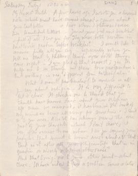 Letter from George to Ruth Mallory, 1 July 1916
