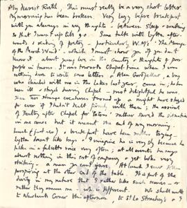 Letter from George Mallory to Ruth Turner, 24 May 1914