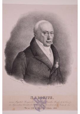 Portrait print of Nicolas Jean Rouppe