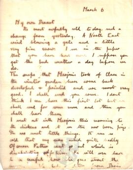 Letter from Ruth to George Mallory, 6 March 1917