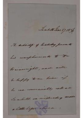 Document by William Howley