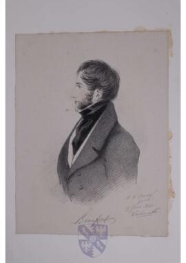 Portrait print of Henry Somerset, 7th duke of Beaufort