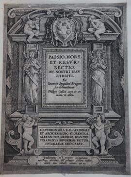 Title page for Passio, mors et resurrectio dn. nostri Iesu Christi