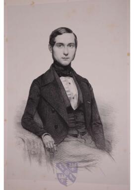 Portrait print of an unidentified male