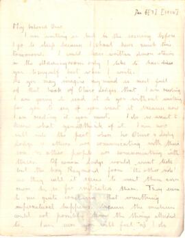 Letter from Ruth to George Mallory, 6 - 7 December 1916