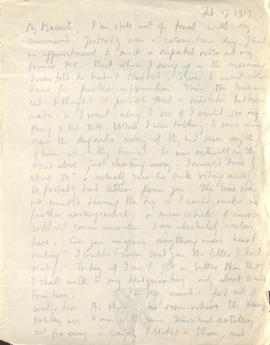 Letter from George to Ruth Mallory, 17 February 1917