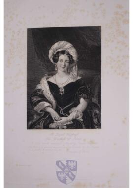 Portrait print of Princess Victoria, duchess of Kent