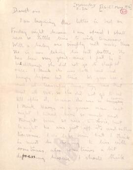 Letter from Ruth to George Mallory, c. 26 May 1916