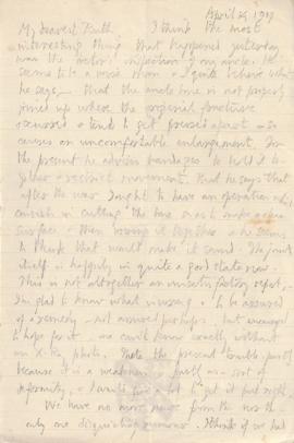 Letter from George to Ruth Mallory, 14 April 1917