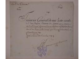 Document signed by Louis XVI