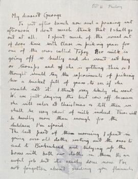 Letter from Ruth to George Mallory, 11 October 1918