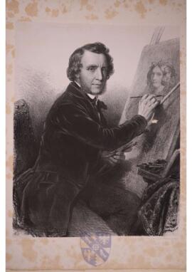Portrait print of Louis Joseph Ghémar