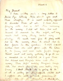 Letter from Ruth to George Mallory, 5 March 1917