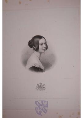 Portrait print of Queen Victoria