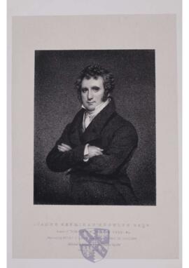 Portrait print of James Sheridan Knowles
