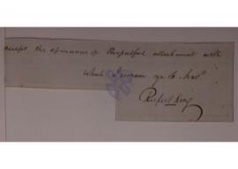 Signature of Rufus King
