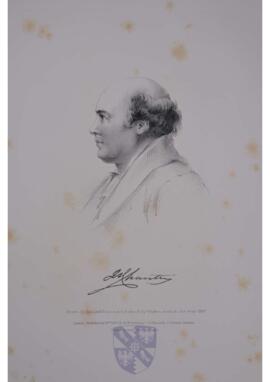 Portrait print of Sir Francis Chantrey