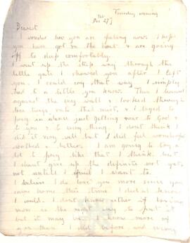 Letter from Ruth to George Mallory, 26 - 27 December 1916