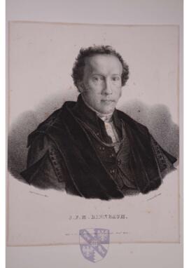 Portrait print of Johann Michael Franz Birnbaum