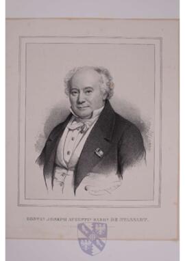 Portrait print of Baron Goswin de Stassart