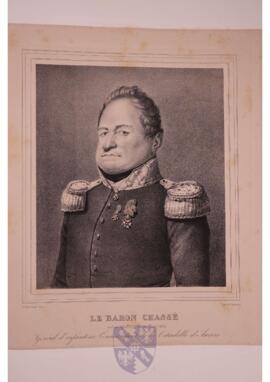 Portrait print of David Hendrik Chassé