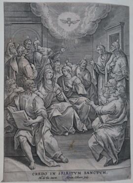 The outpouring of the Holy Spirit