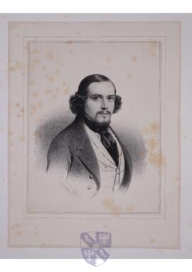 Portrait print of Charles Baugniet