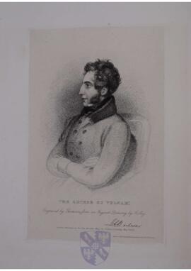 Portrait print of Edward Bulwer Lytton, Baron Lytton