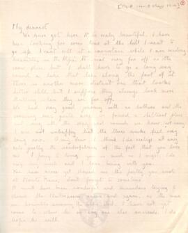 Letter from Ruth Turner to George Mallory, 1914