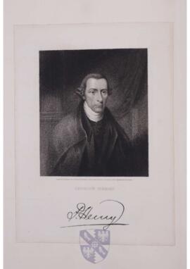 Portrait print of Patrick Henry