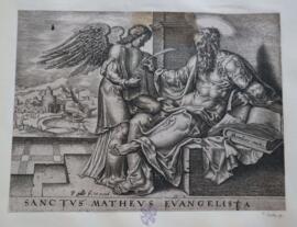 Matthew the Evangelist writes his Gospel