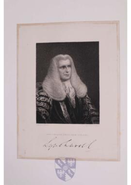Portrait print of John Singleton Copley, Baron Lyndhurst
