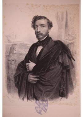 Portrait print of Adolphe Sax