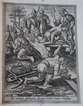 Christ nailed to the cross
