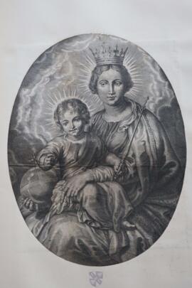 The crowned Virgin and Child with the globe and the sceptre