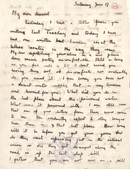 Letter from Ruth to George Mallory, 17 June 1916