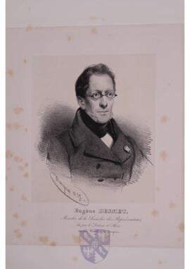 Portrait print of Eugène de Smet