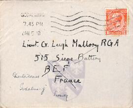 Letter from Ruth to George Mallory, 4 January 1919