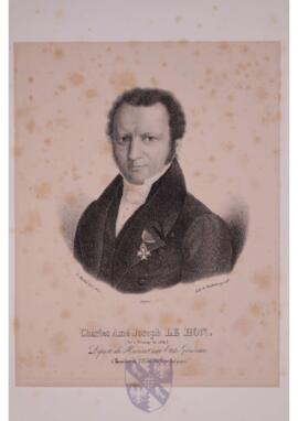 Portrait print of Comte Charles Le Hon