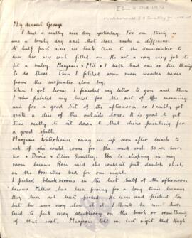 Letter from Ruth to George Mallory, c. 8 October 1916