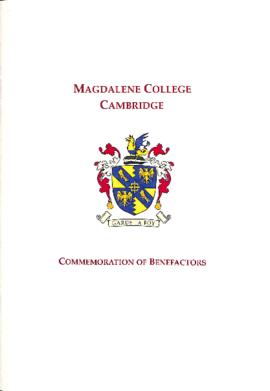 Commemoration of Benefactors Dinners