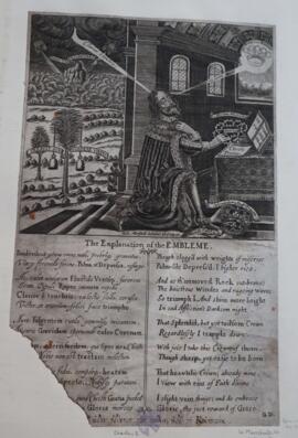 King Charles I praying