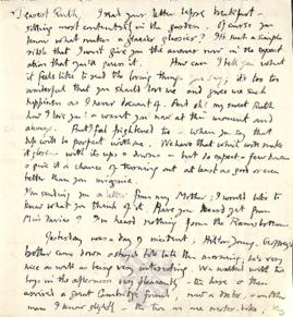 Letter from George Mallory to Ruth Turner, 18 May 1914