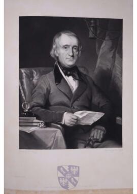 Portrait print of John Frederick Andrew Huth