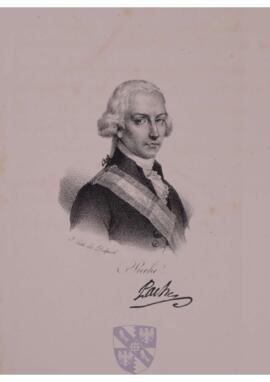 Portrait print of Jean Nicolas Pache