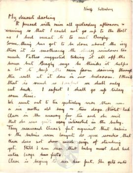 Letter from Ruth to George Mallory, 4 November 1916