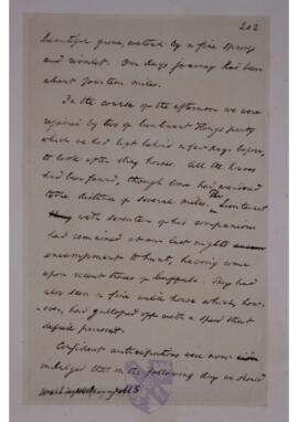 Letter from Washington Irving