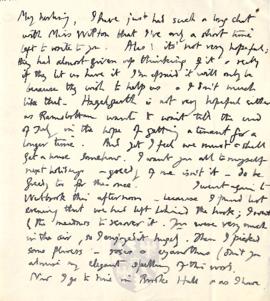 Letter from George Mallory to Ruth Turner, 26 May 1914