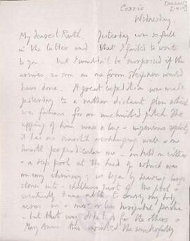 Letter from George to Ruth Mallory, July 1917