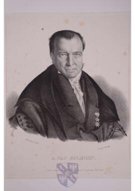 Portrait print of Adriaan van Solingen